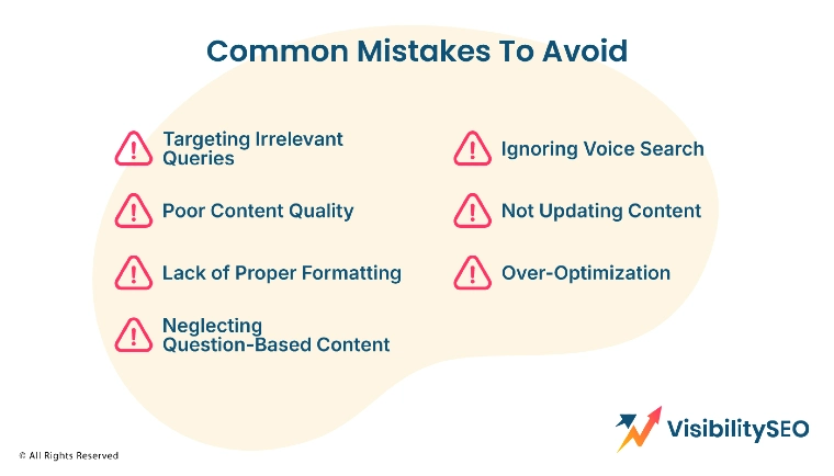 Common Mistakes to Avoid