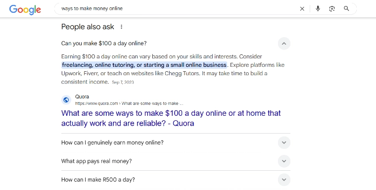Target People Also Ask Questions