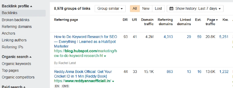 Audit Your Competitors’ Backlinks 
