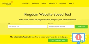 Pingdom Screenshot