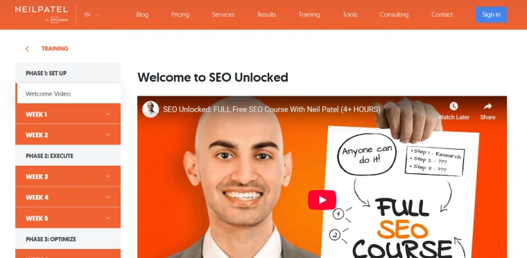 SEO Unlocked (Neil Patel)