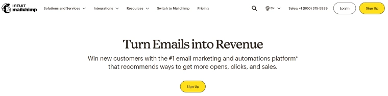 Mailchimp Screenshot