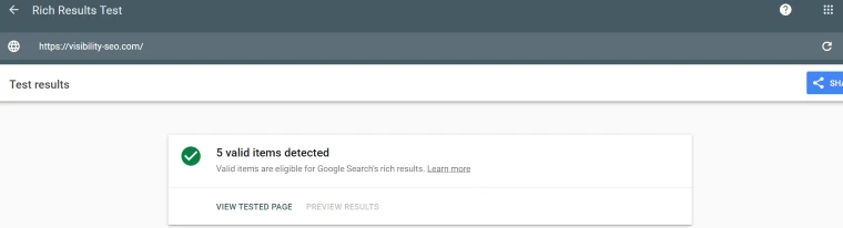 Test Your Schema Markup