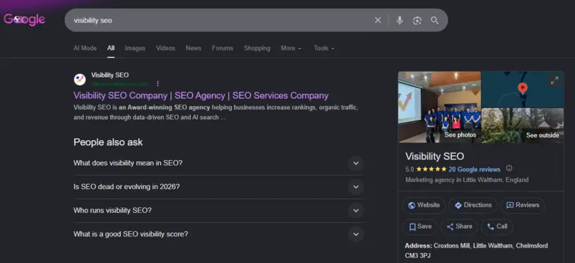Set Up Google Business Profile - Visibility SEO