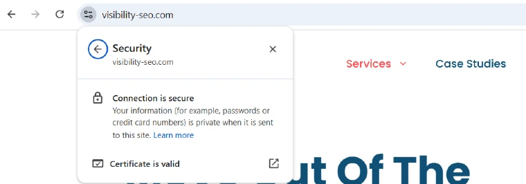Use HTTPS