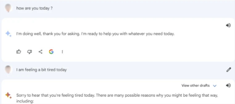 Conversational Mode Google SGE Screenshot
