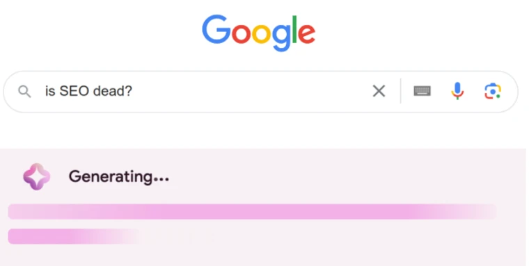 Google SGE Screenshot