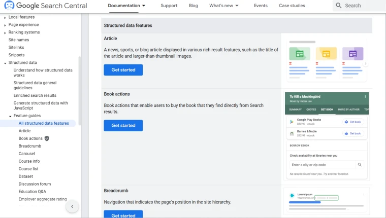 Google Search Gallery Screenshot