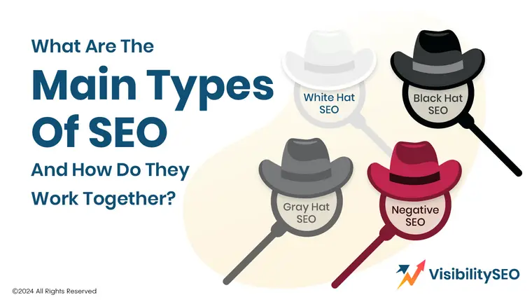 What Are the Main Types of SEO - Visibility SEO