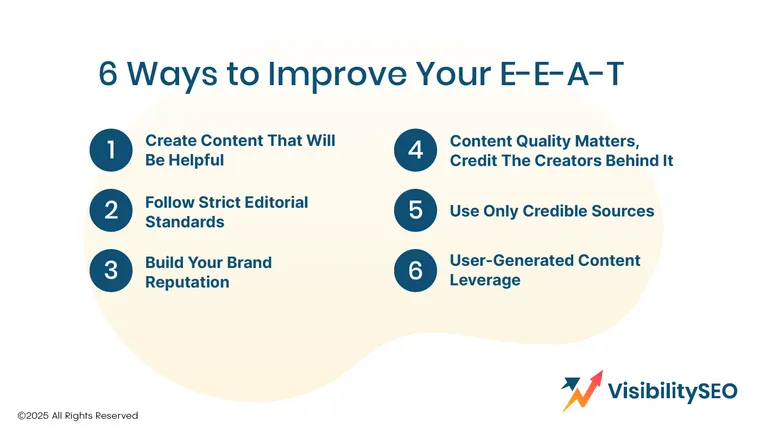 6 Ways to Improve Your E-E-A-T