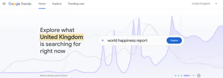 Google Trends Screenshot