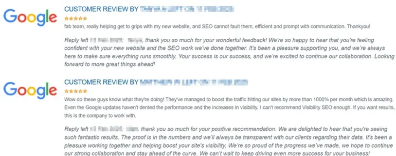 Promote and Manage Customer Reviews - Visibility SEO