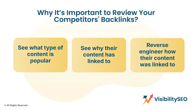 Why It’s Important to Review Your Competitors' Backlinks? - Visibility SEO