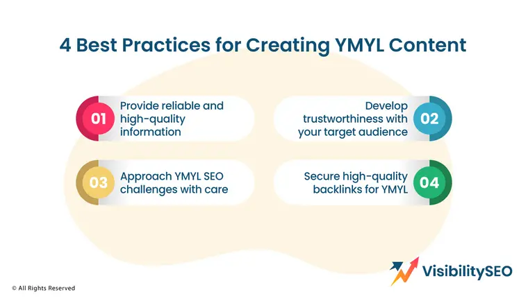 4 Best Practices for Creating YMYL Content - Visibility SEO