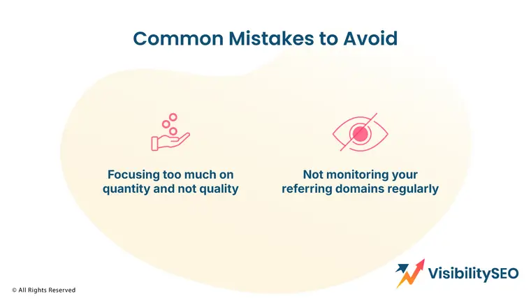 Common Mistakes to Avoid - Visibility SEO