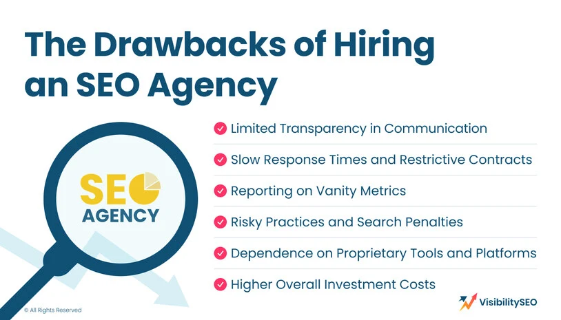 The Drawbacks of Hiring an SEO Agency - Visibility SEO